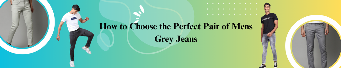 Mens Grey Jeans