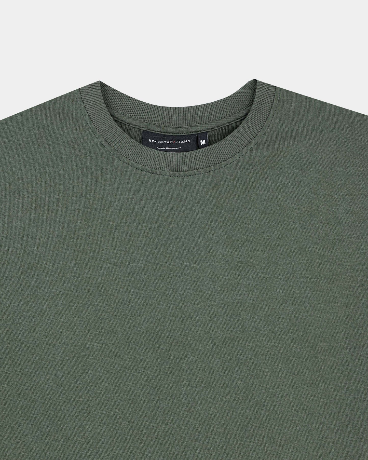 SIGNATURE Relaxed Fit Solid Cotton T-Shirt Forest Green