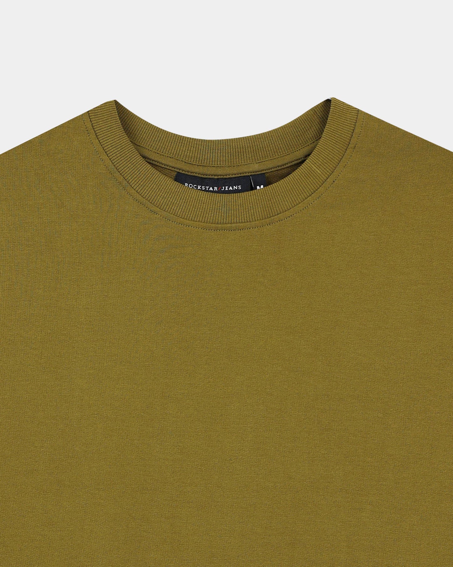 SIGNATURE Relaxed Fit Solid Cotton T-Shirt Olive Moss