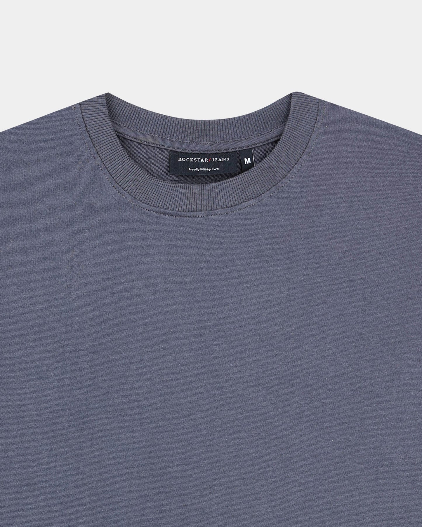 SIGNATURE Relaxed Fit Solid Cotton T-Shirt Slate Grey