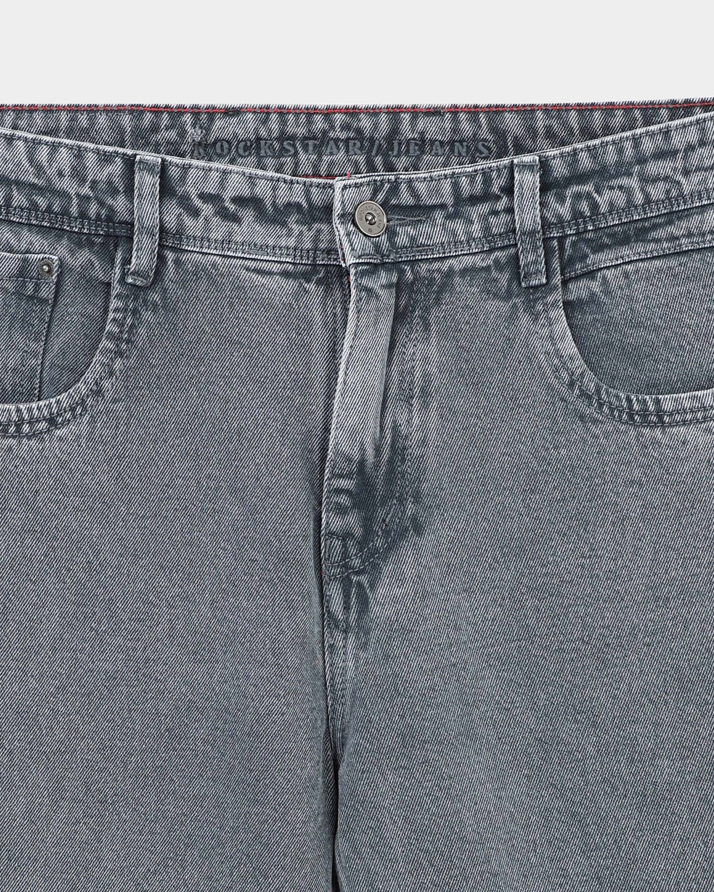 SIGNATURE Straight Fit Denim Jeans Ash Grey