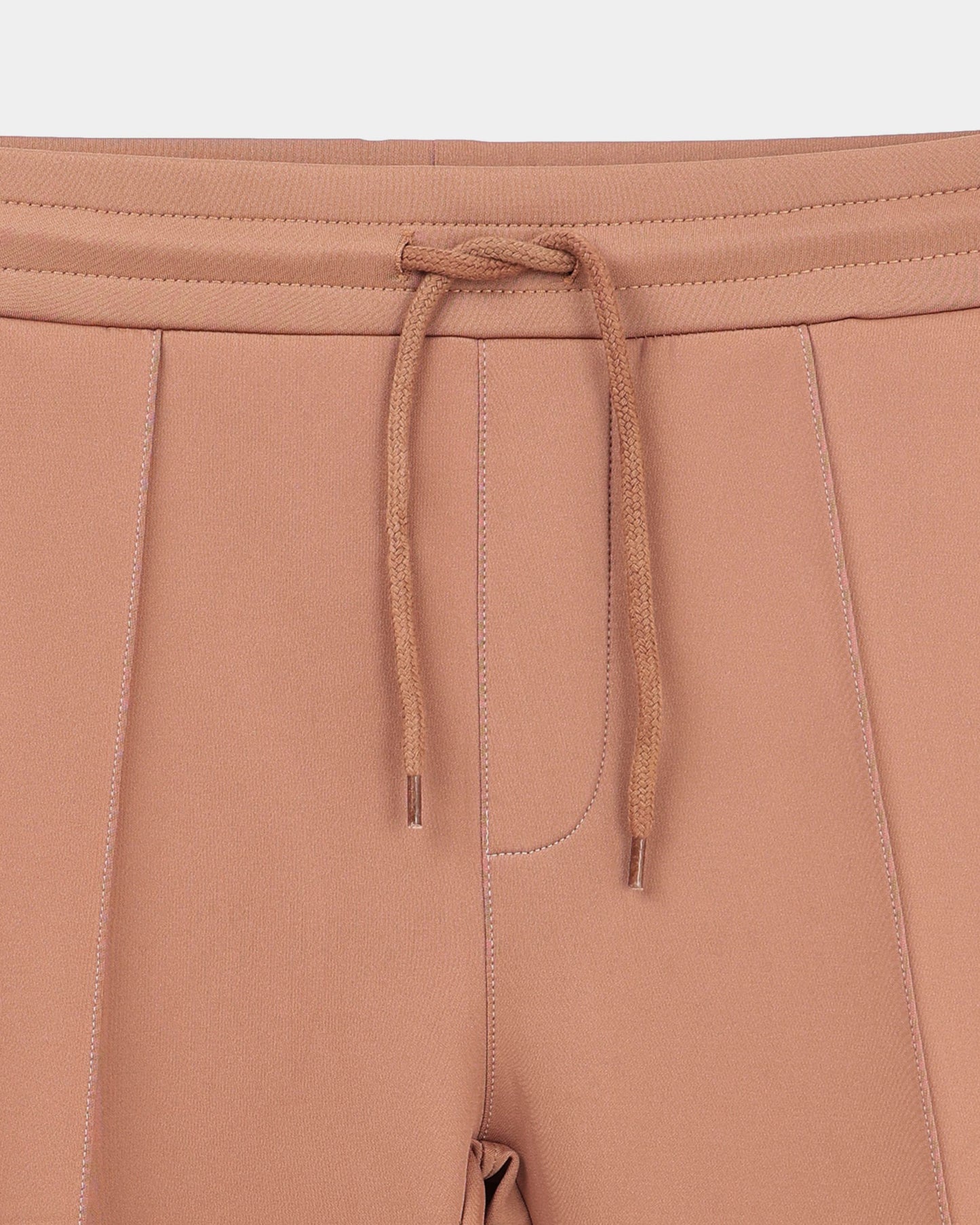 SUPER STRETCH Relaxed Fit Elastic Waistband With Drawstring Trousers Desert Sand