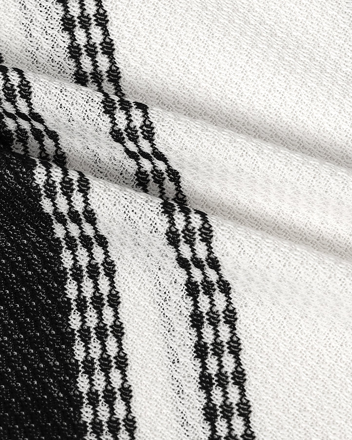 VOLT Black Textured Knit Shirt