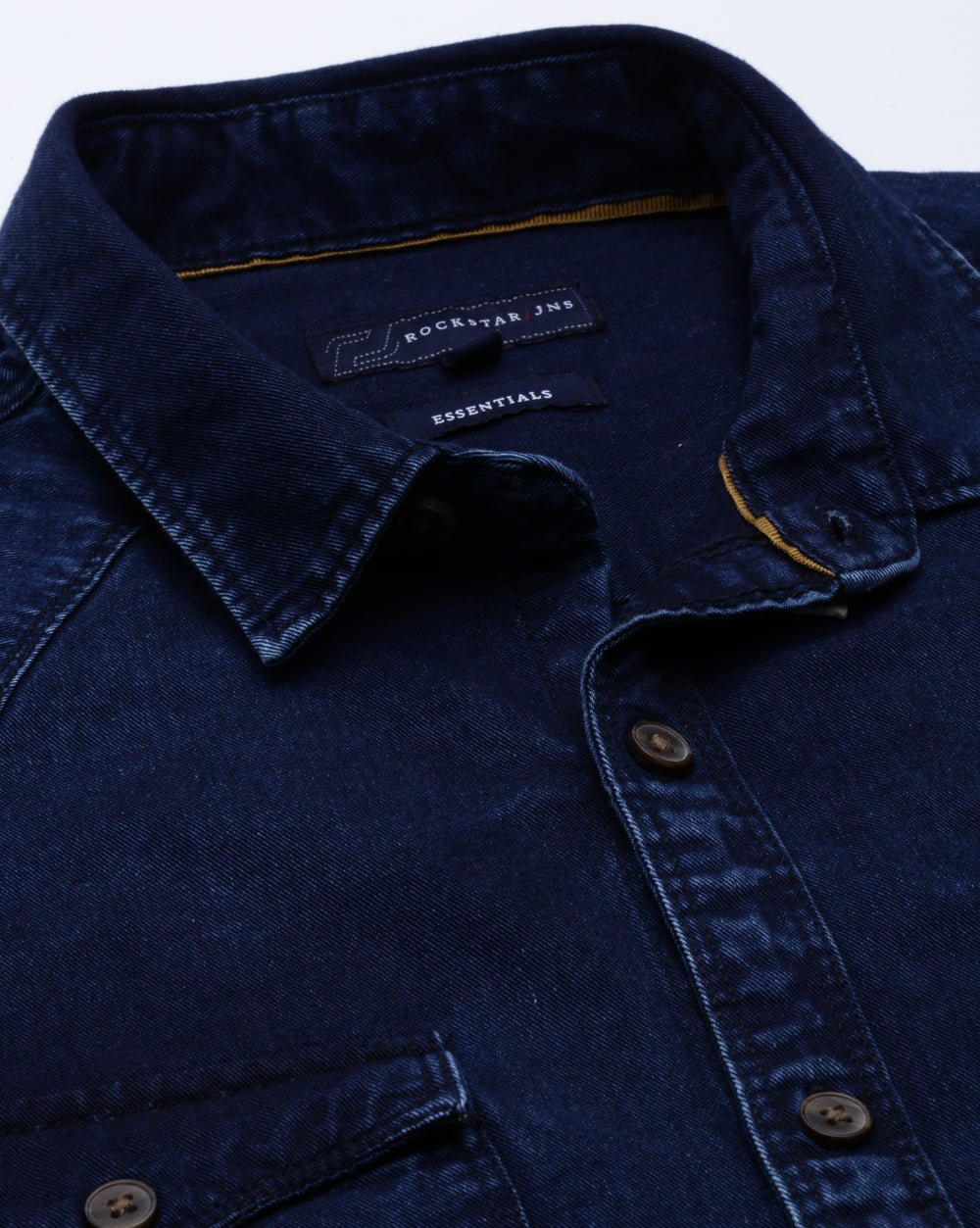 Indigo Double Pocket Denim Shirt for Men