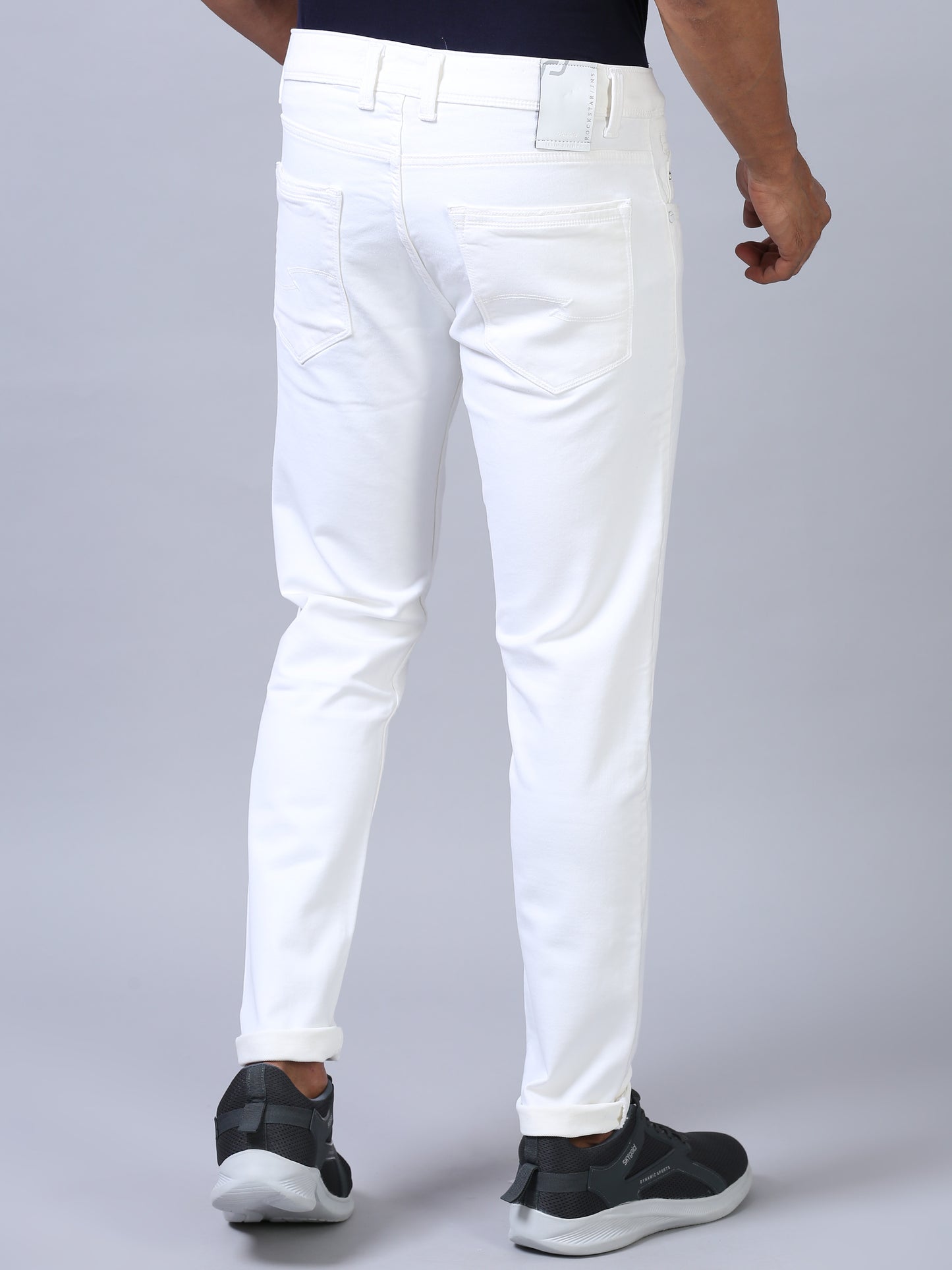 Ankle Fit Jeans - White