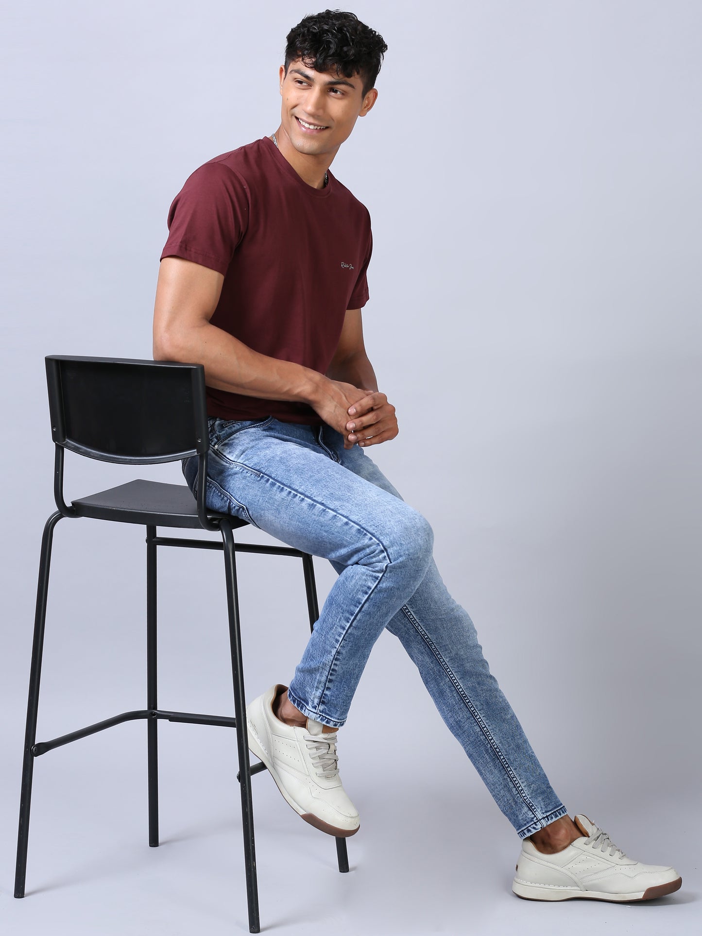 Ankle Fit Jeans - Azure Blue