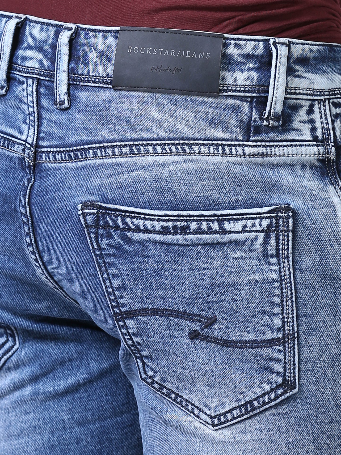 Ankle Fit Jeans - Azure Blue