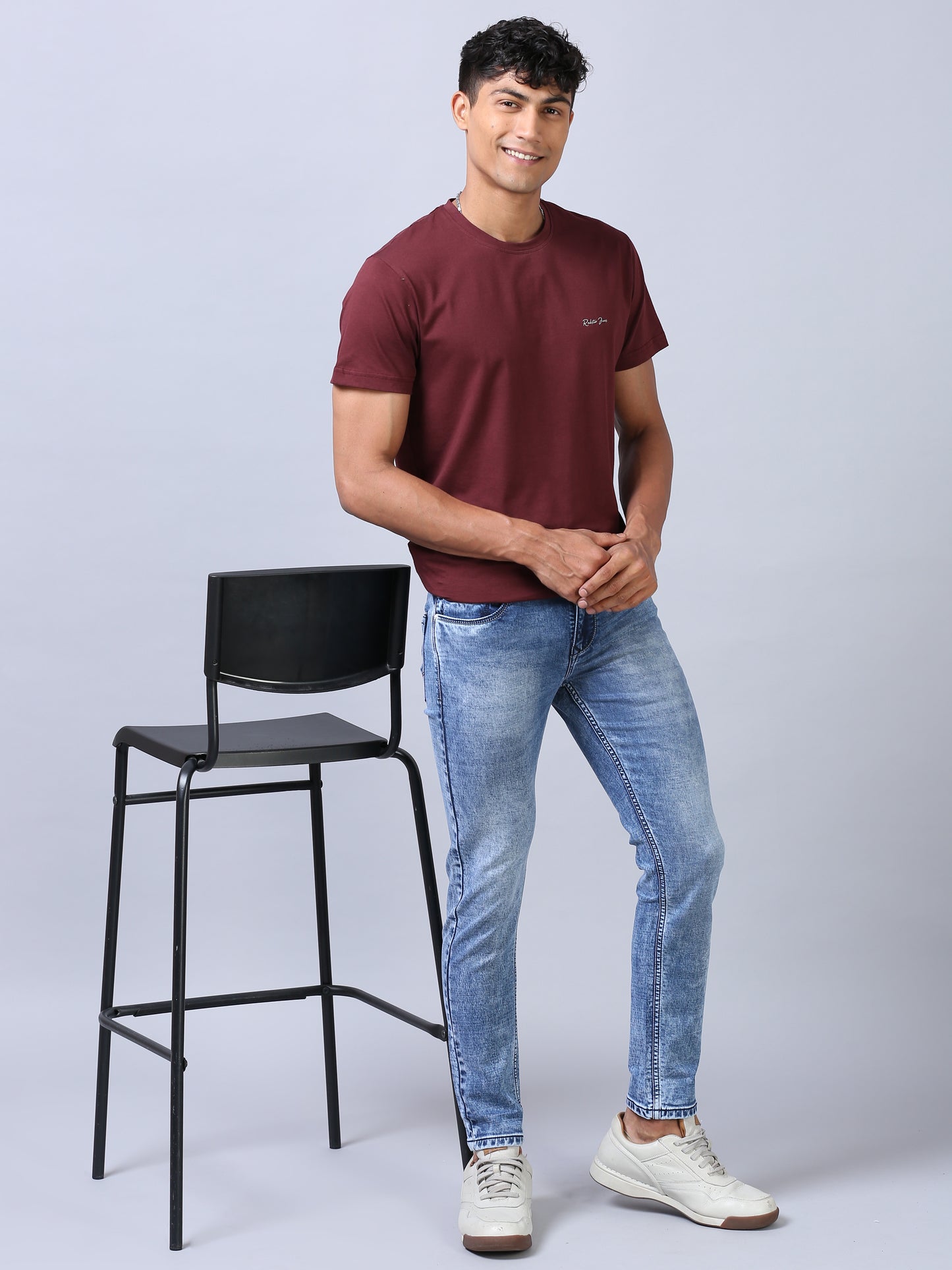 Ankle Fit Jeans - Azure Blue