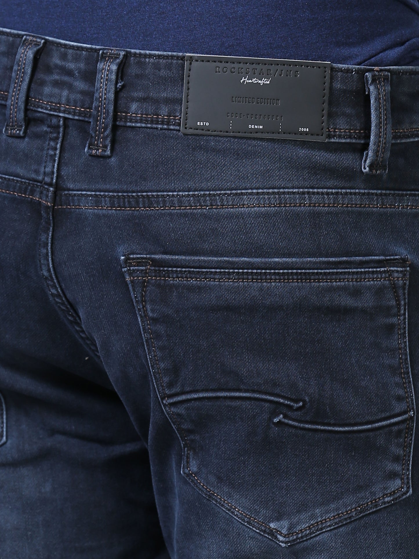 Ankle Fit Jeans - Navy Blue