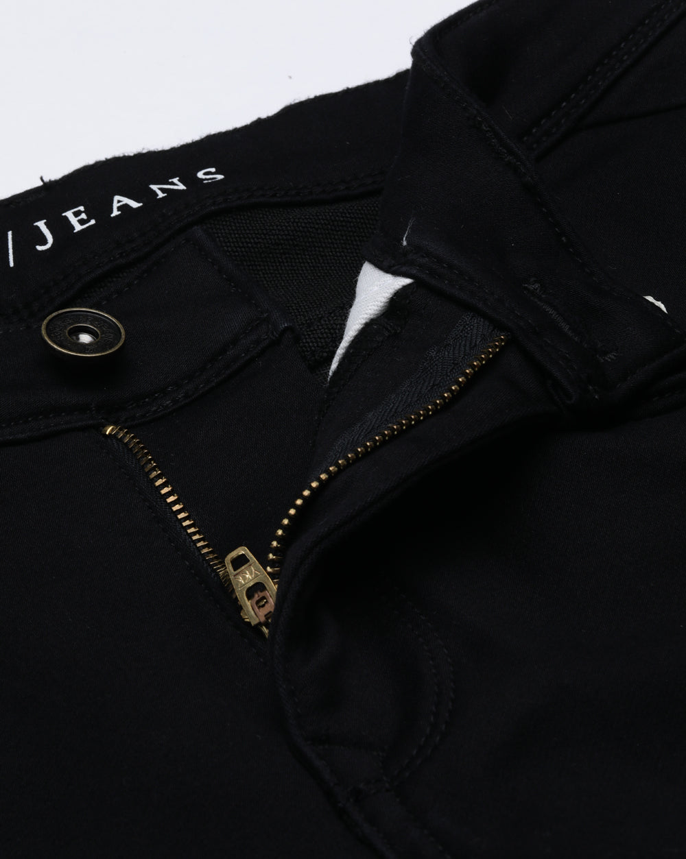 Black Denim Ankle Fit Jeans For Men