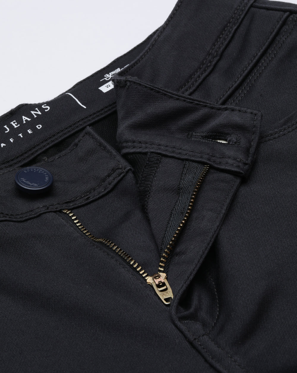 Charcoal Grey Colored Denim Ankle Fit Jeans For Men