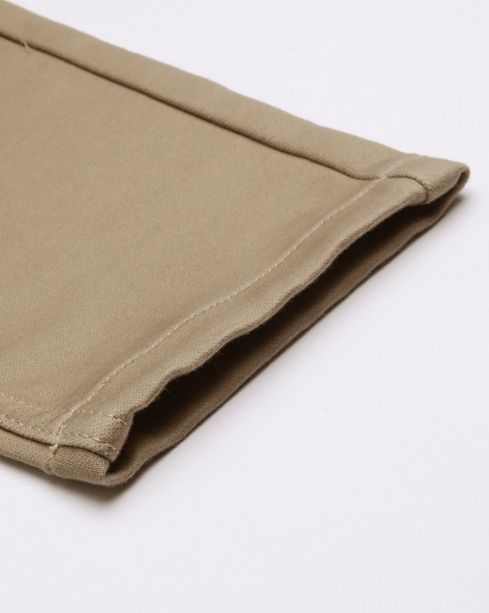 Khaki Colored Denim Ankle Fit Jeans For Men