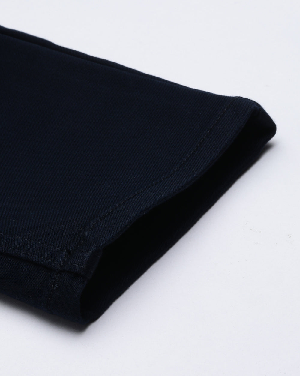 Navy Colored Denim Ankle Fit Jeans For Men