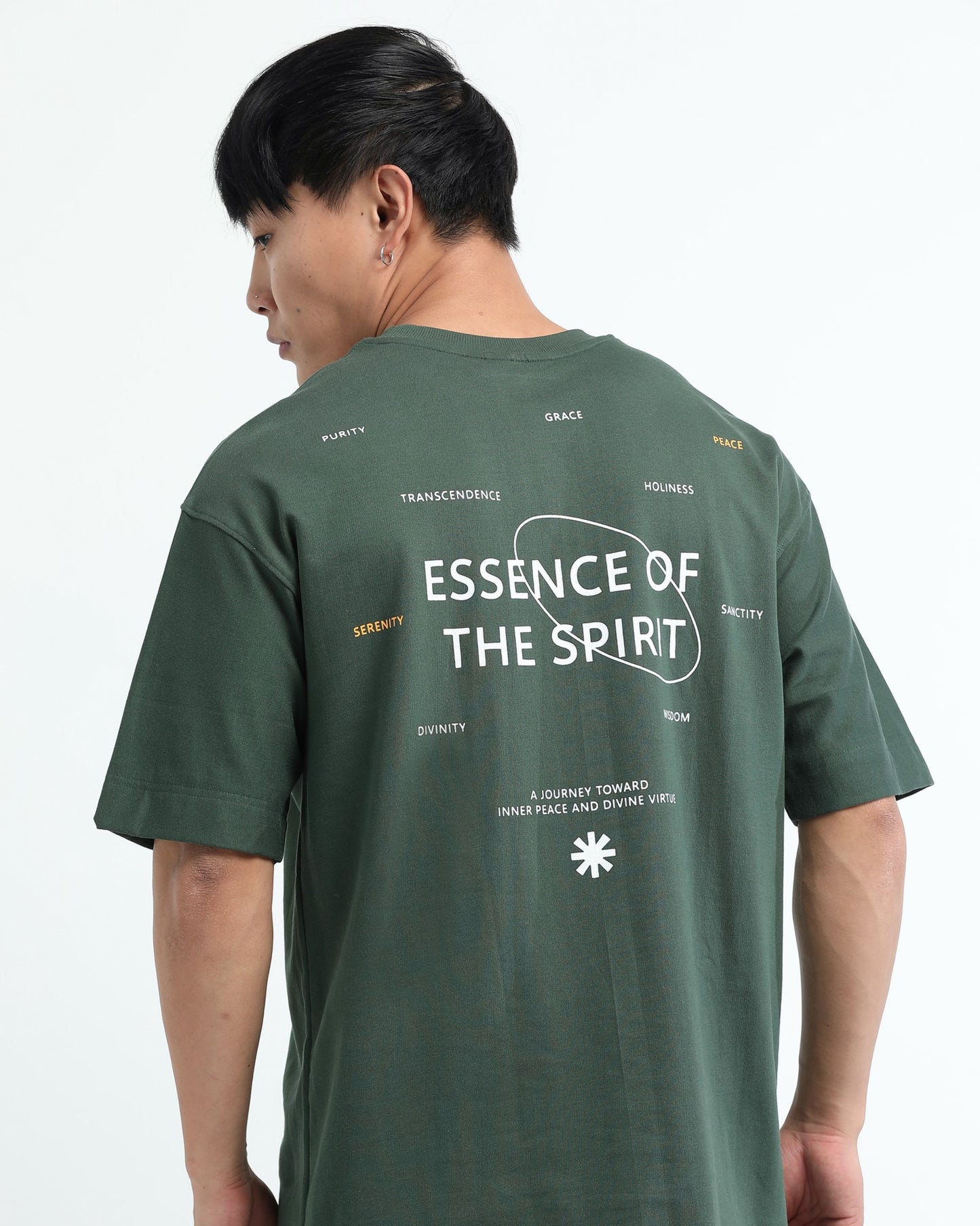 ESSENCE OF SPIRIT - Forest Green Oversized fit