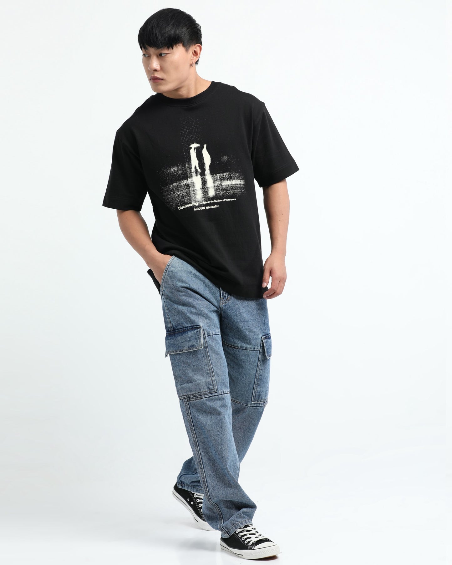 DISCOVERING - Black Oversized fit