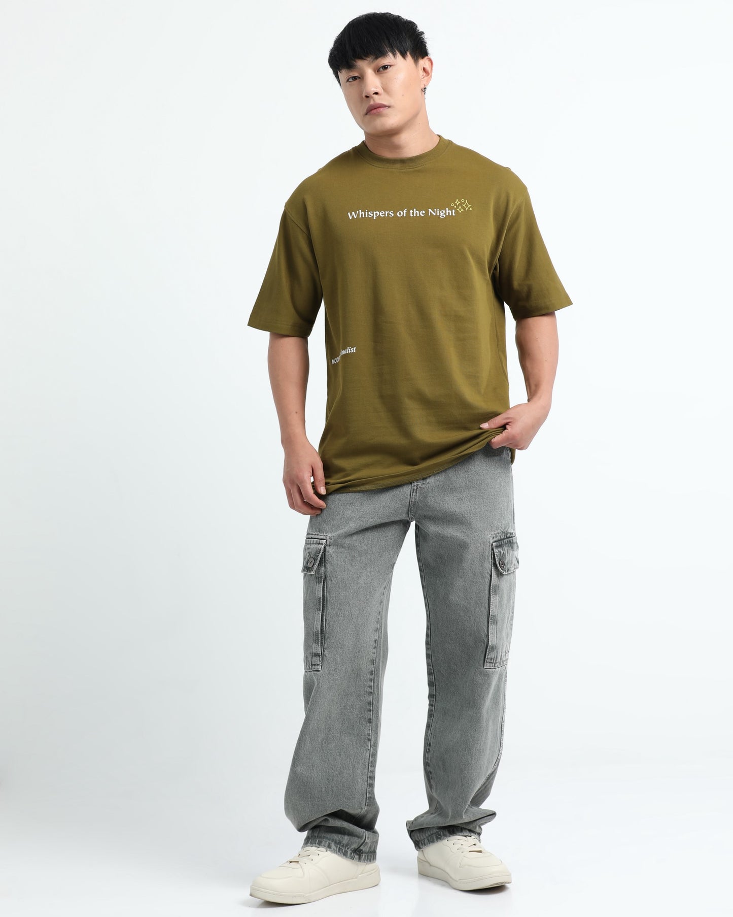 MAVERICK STONE GREY DENIM - Relaxed fit