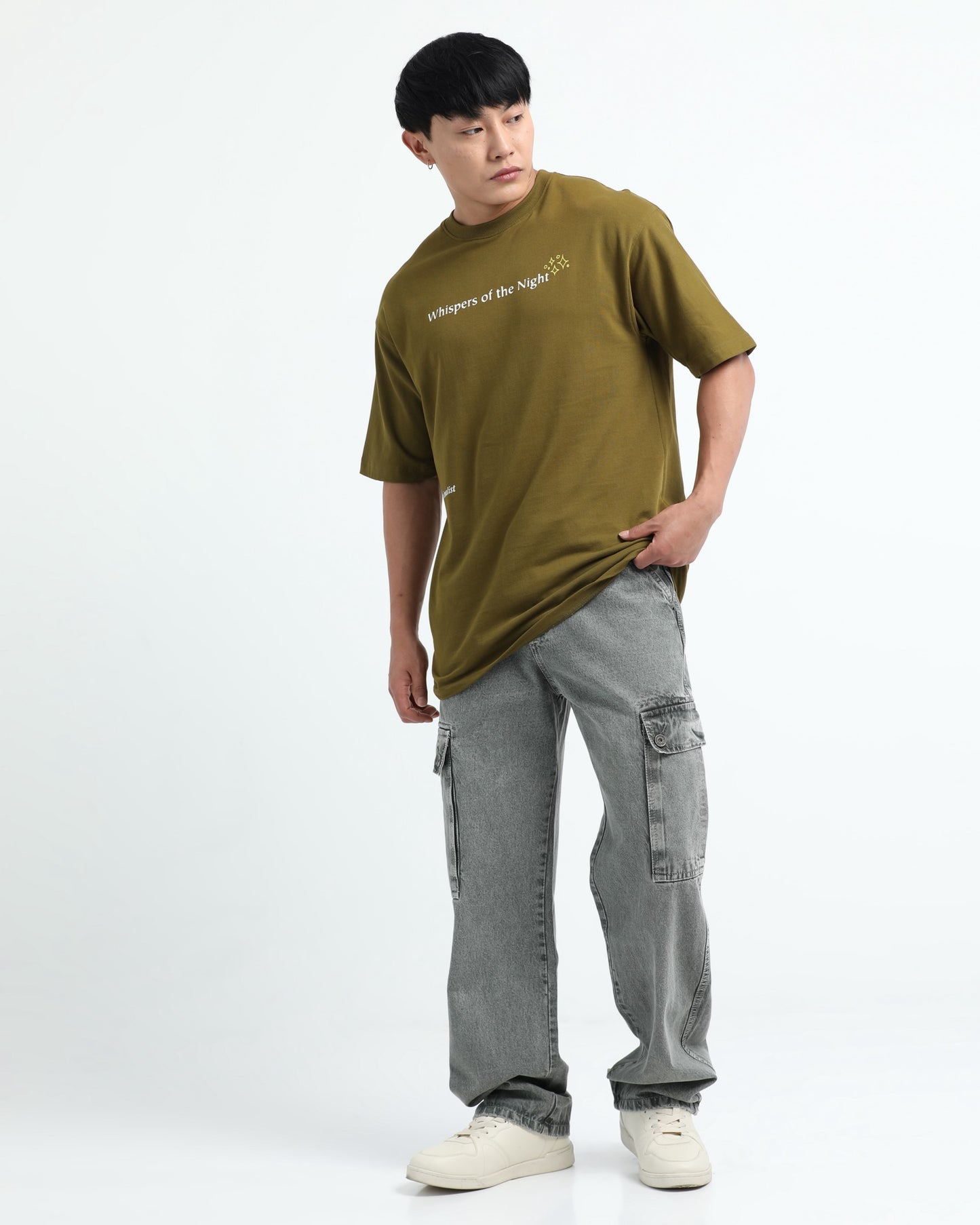 MAVERICK STONE GREY DENIM - Relaxed fit