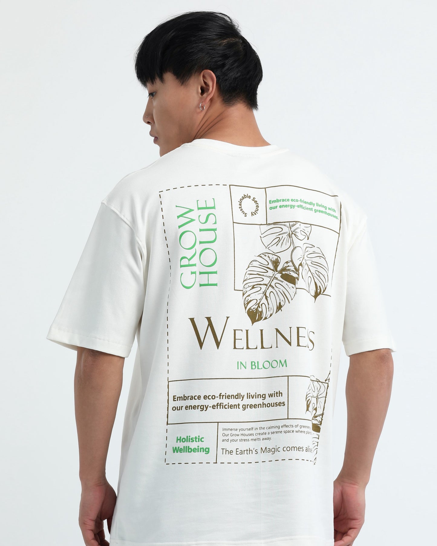 WELLNESS IN BLOOM - off white Oversized fit