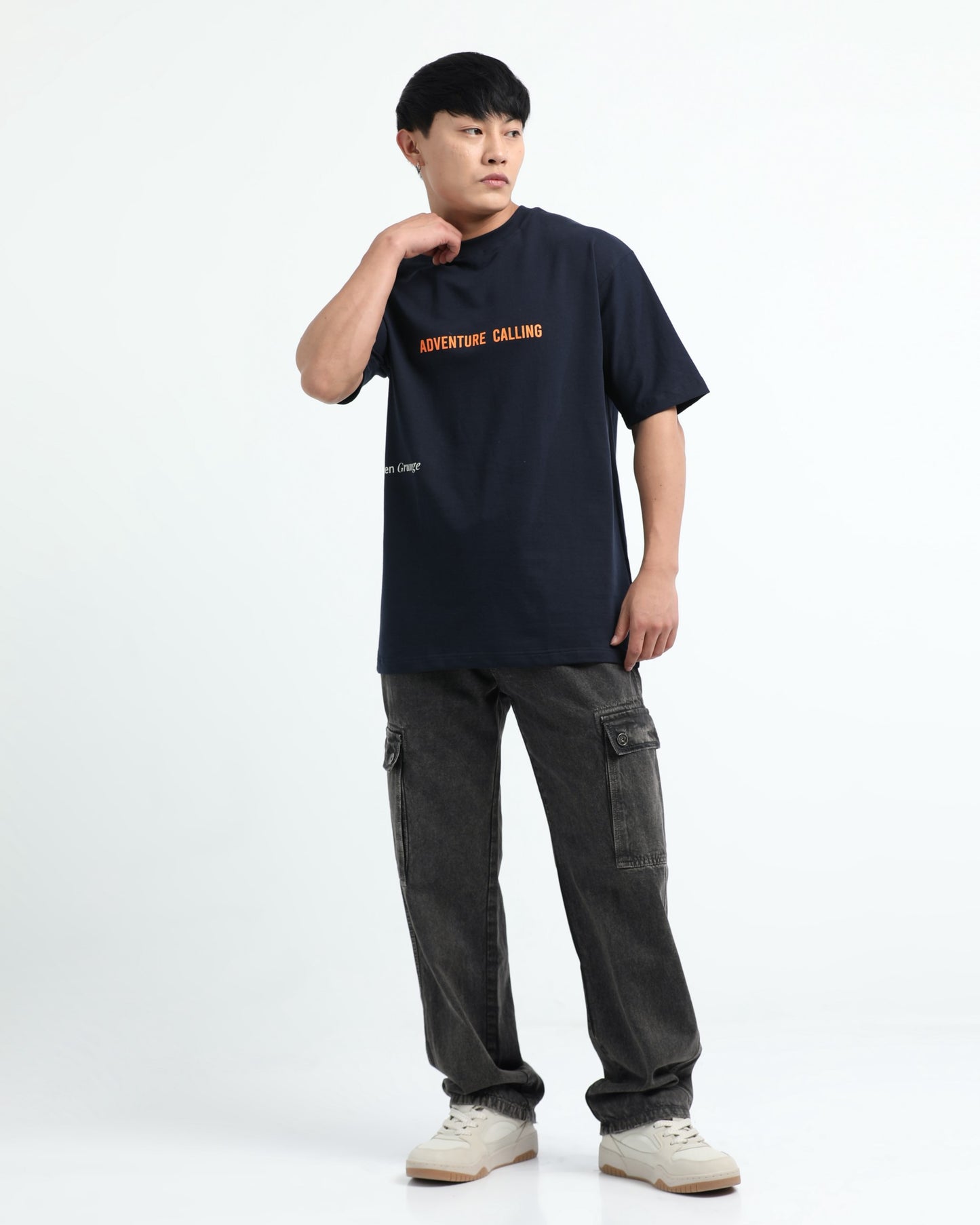 MAVERICK CHARCOAL DENIM - Relaxed fit