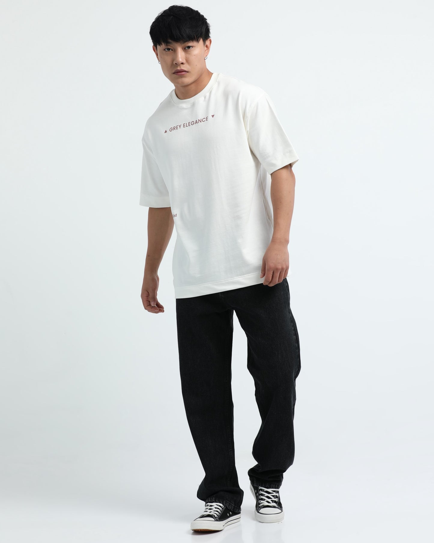 GREY ELEGANCE - Off white Oversized fit