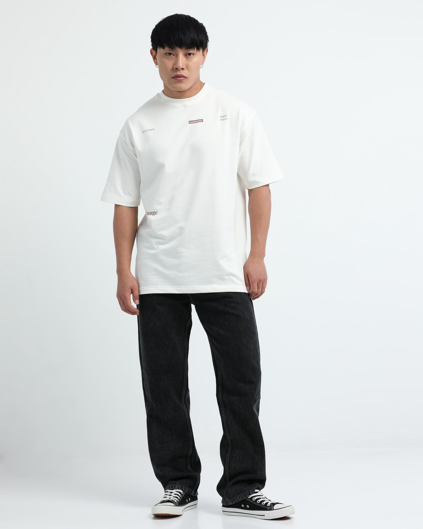HARMONY OFF WHITE TEE - Oversized fit