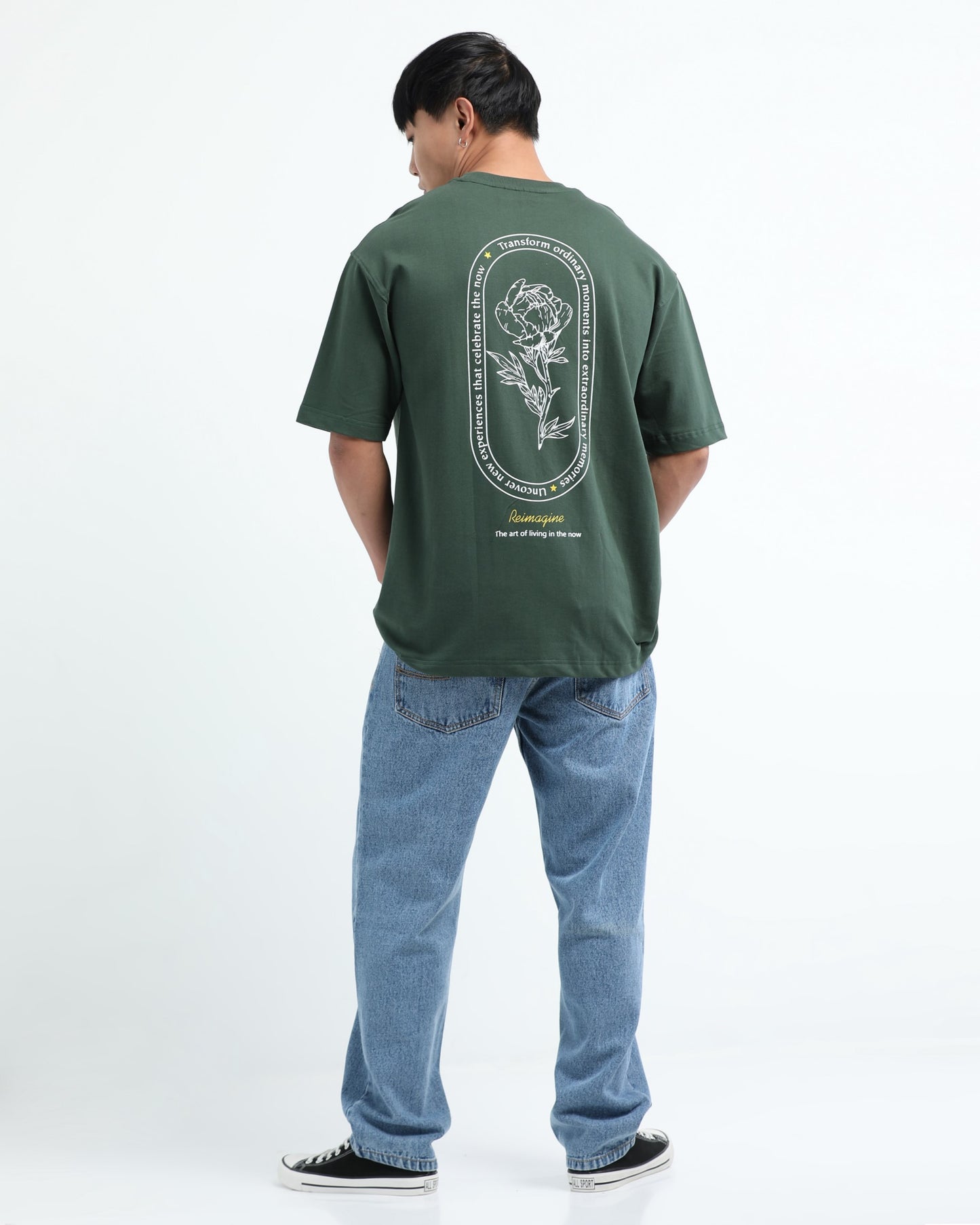 REIMAGINE - Forest Green Oversized fit