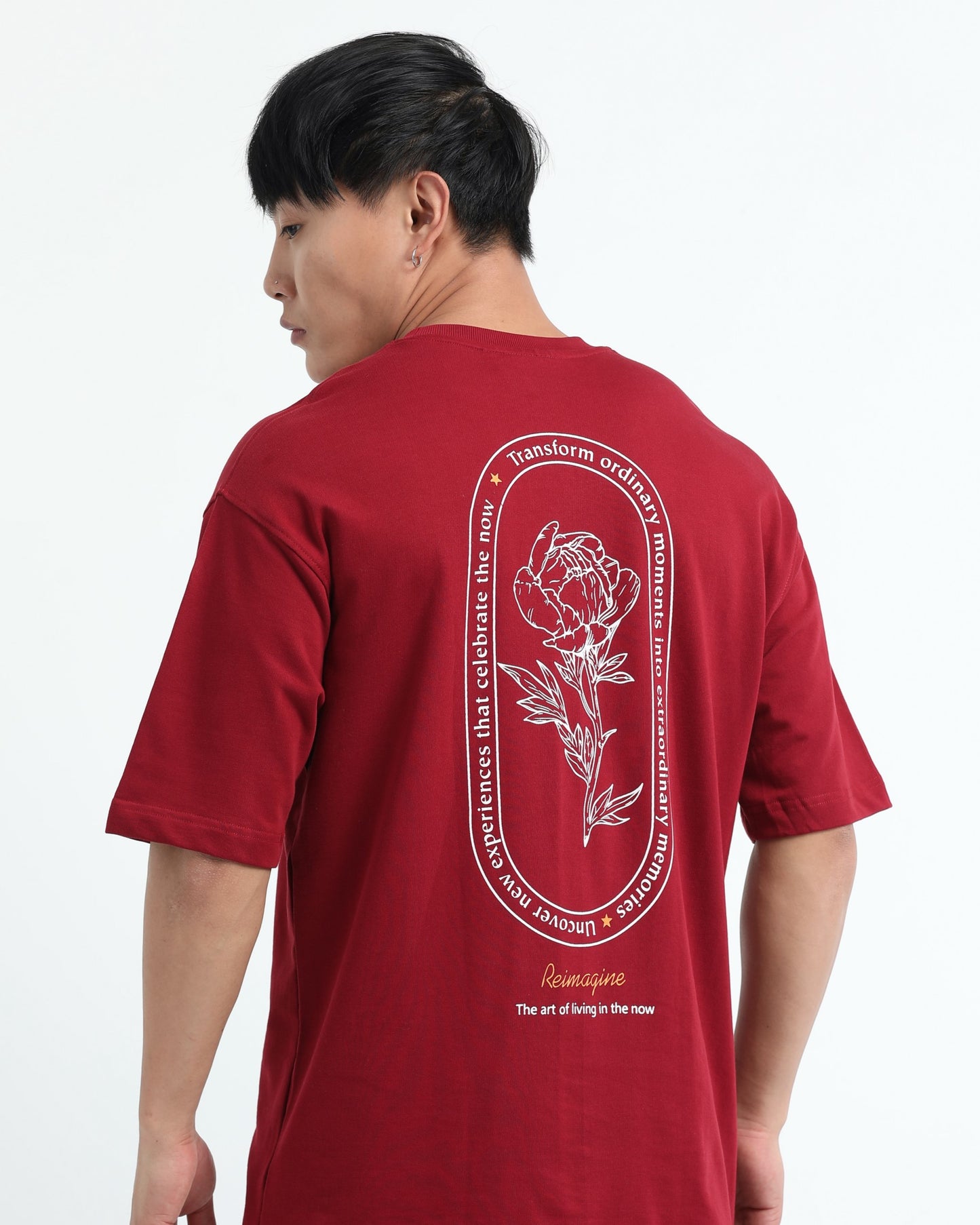 REIMAGINE - Maroon Oversized fit