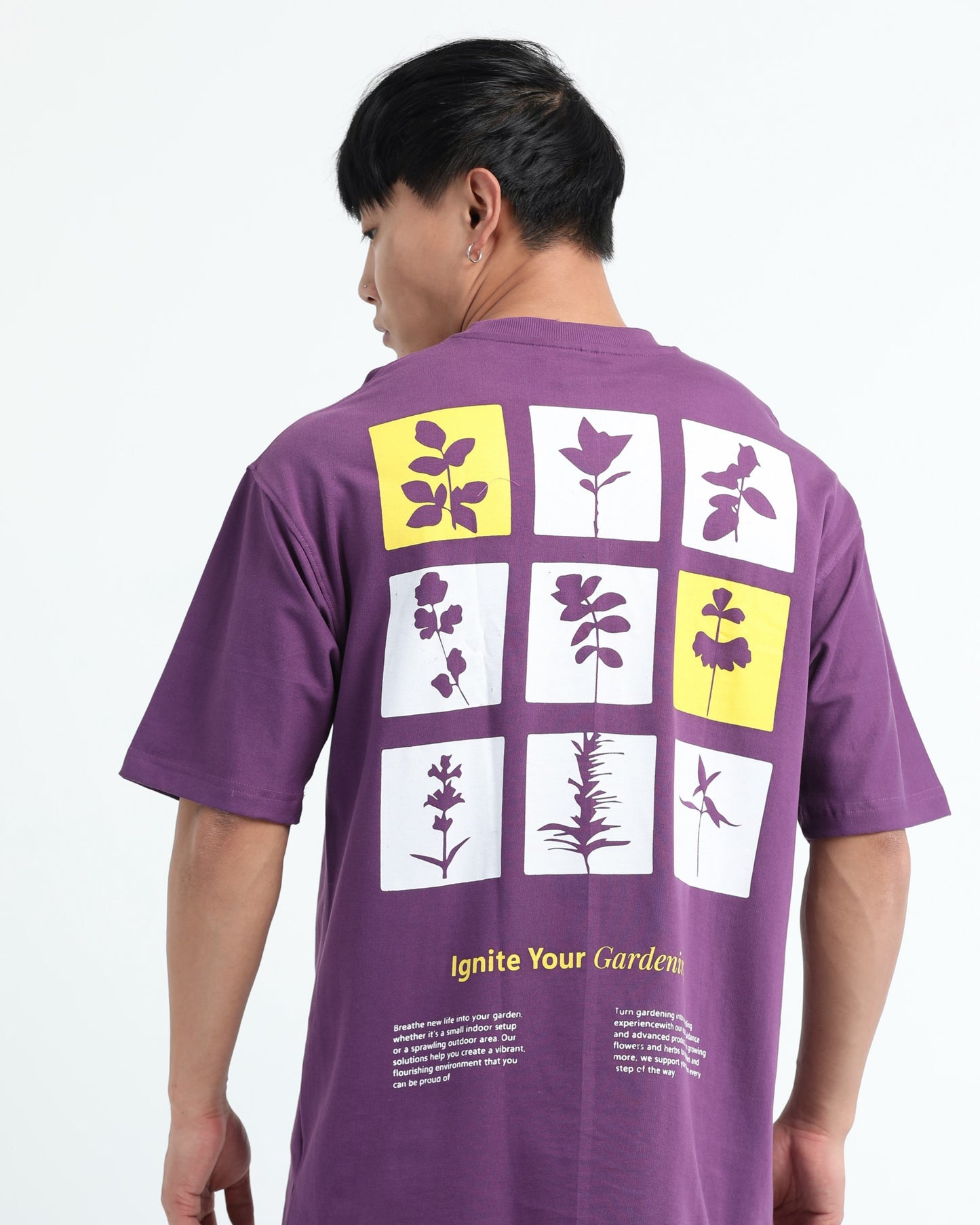 IGNITE YOUR GARDENING - Purple Oversized fit