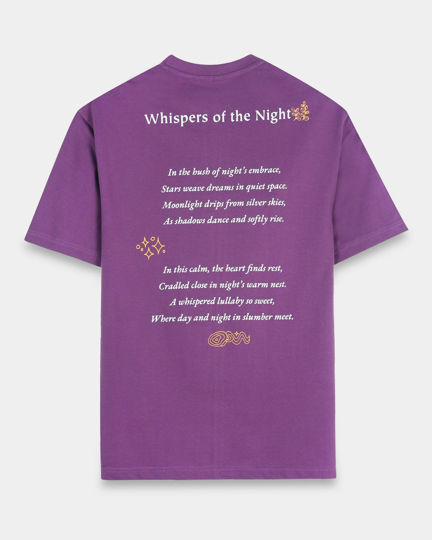 WHISPERS OF THE NIGHT - Purple Oversized fit