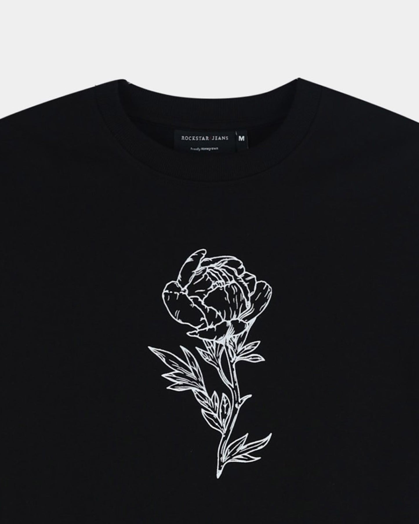 REIMAGINE Relaxed Fit Cotton Printed T-Shirt Black Anthracite