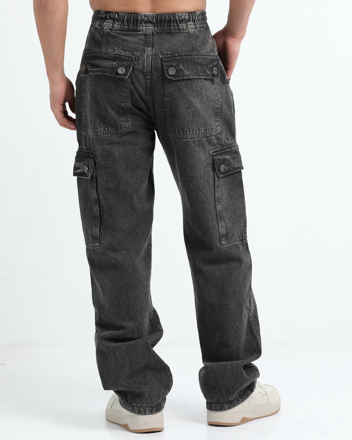 MAVERICK CHARCOAL DENIM - Relaxed fit
