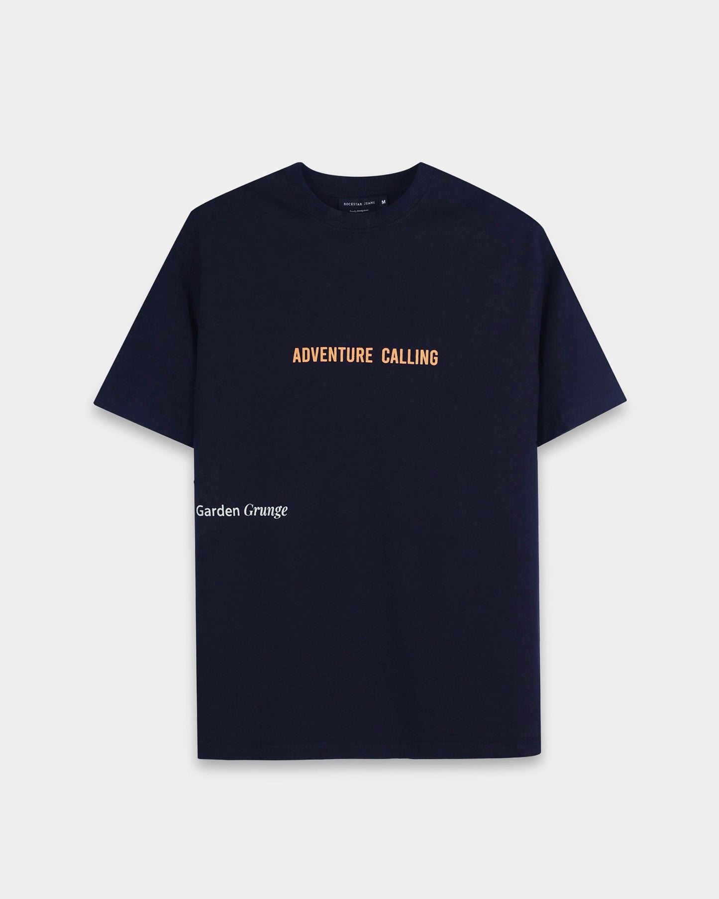 ADVENTURE CALLING NAVY BLUE TEE - Oversized fit