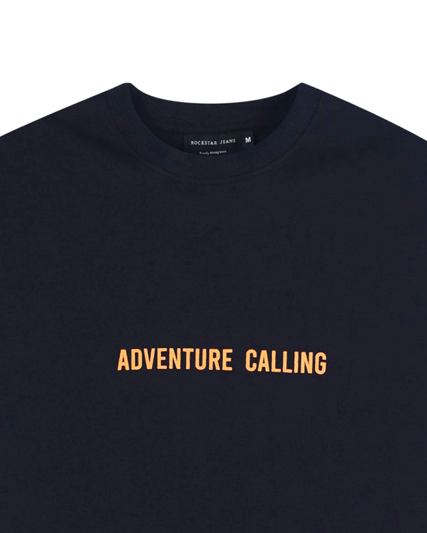LIFE IS GOOD Relaxed Fit Cotton Printed T-Shirt Navy Blue