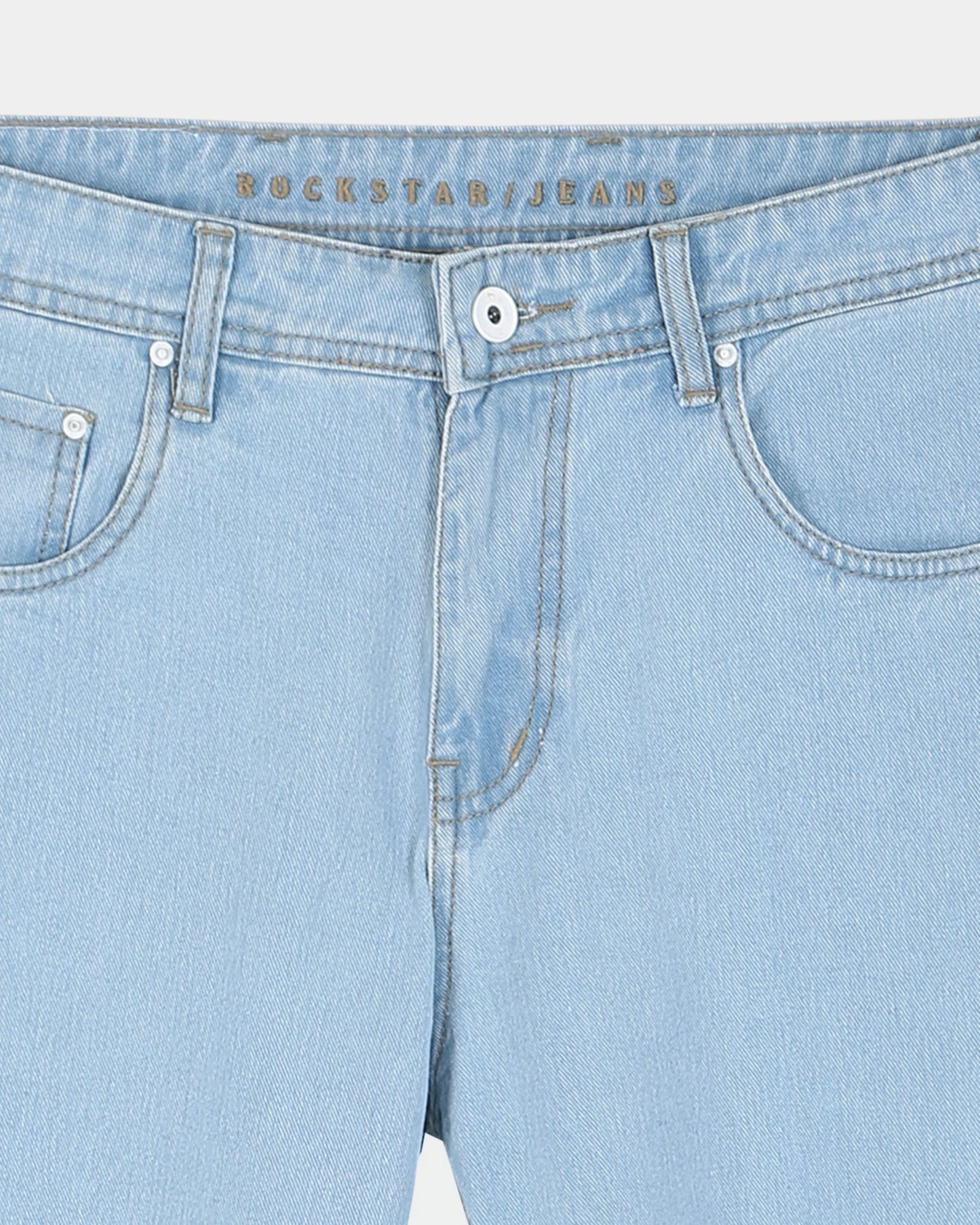 SIGNATURE Straight Fit Denim Jeans Wash Blue
