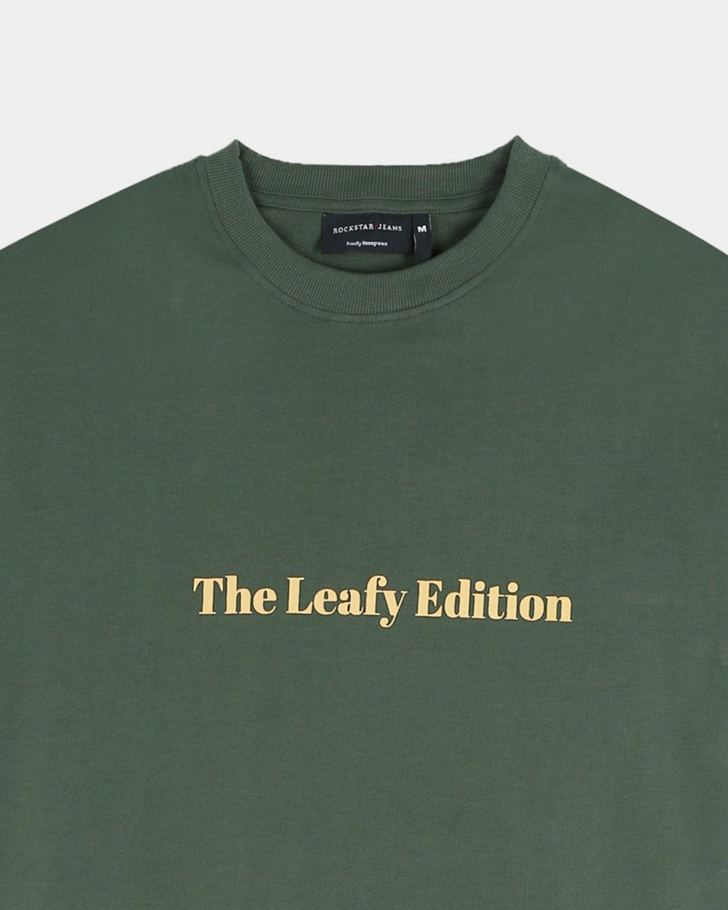 WELLNESS IN BLOOM Relaxed Fit Cotton Printed T-Shirt Woodland Green