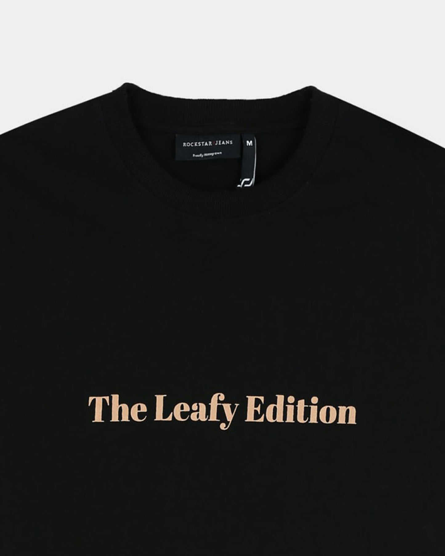 WELLNESS IN BLOOM Relaxed Fit Cotton Printed T-Shirt Black Anthracite