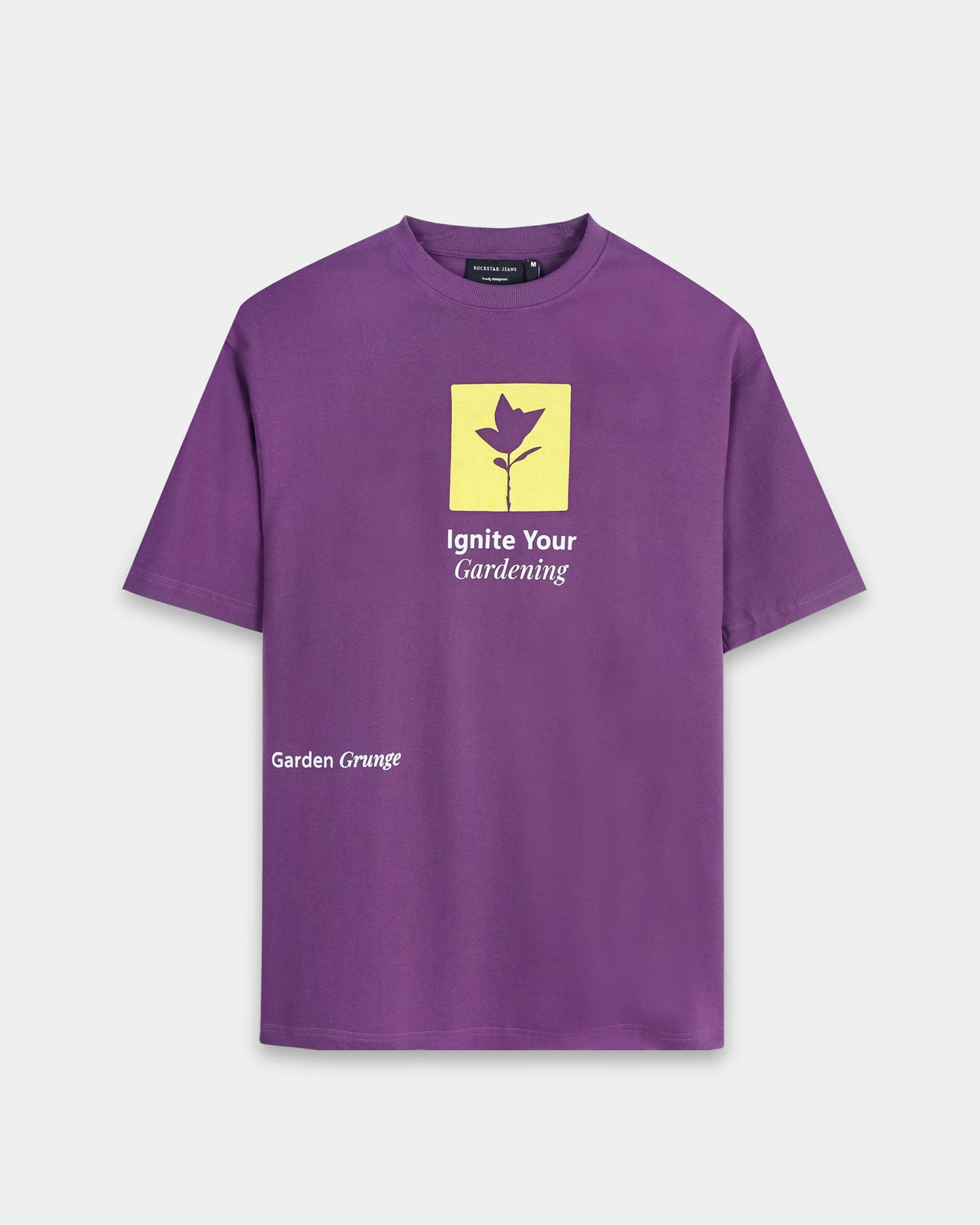 IGNITE YOUR GARDENING PURPLE TEE - Oversized fit