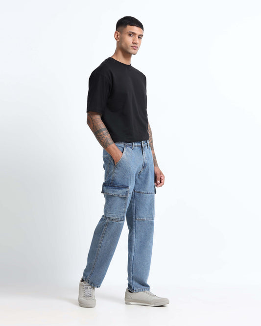 relaxed fit and baggy denim jeans trends men streetwear India