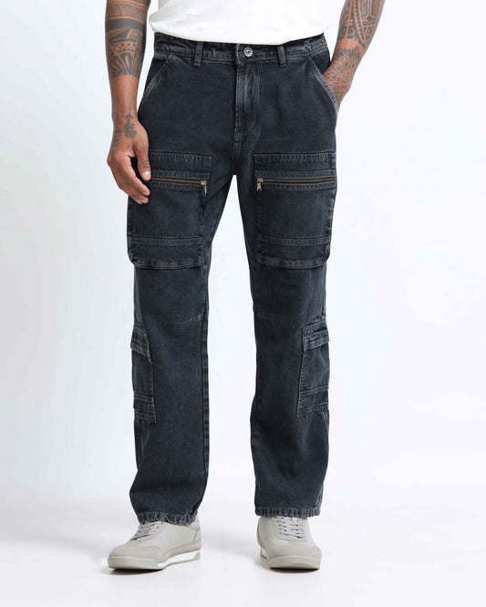 black jeans for men business casual outfit Rockstar Jeans