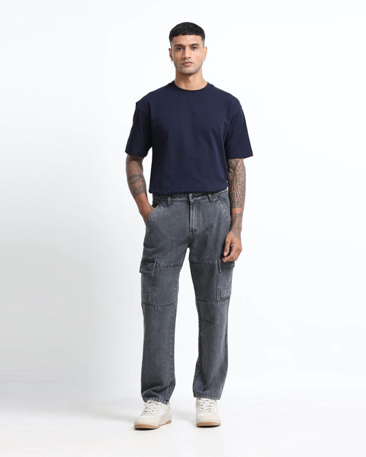 lightweight denim trousers for men office wear