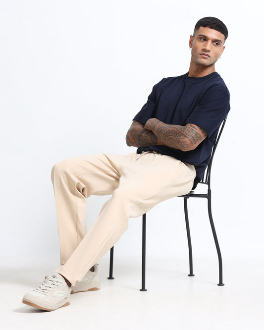 structured vs relaxed fit trousers men India Rockstar Jeans
