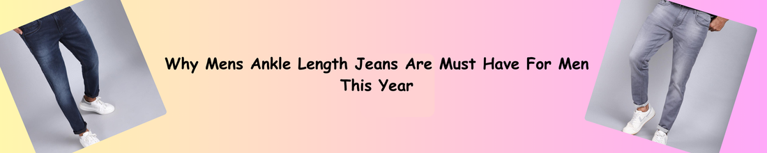 Mens Ankle Length jeans
