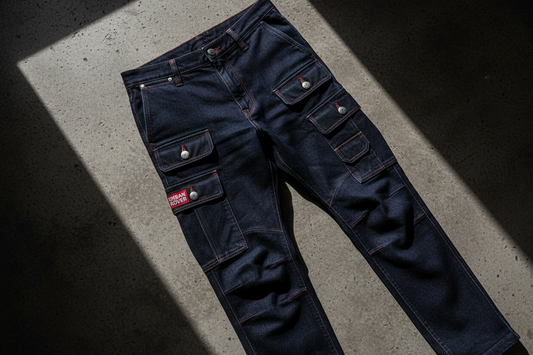 Best Stylish Cargo Jeans for Men in India with Loose Fit, Utility Design, and Wide-Leg Comfort