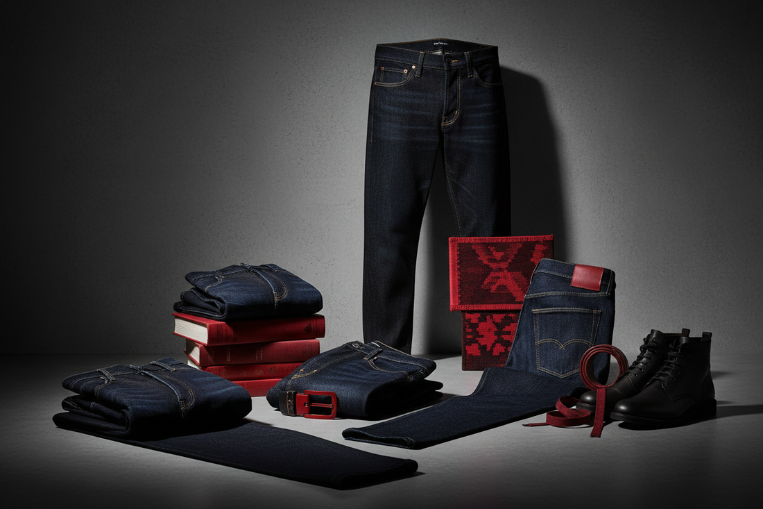 How can men style straight fit blue jeans and black cargos for everyday outfits in 2026?