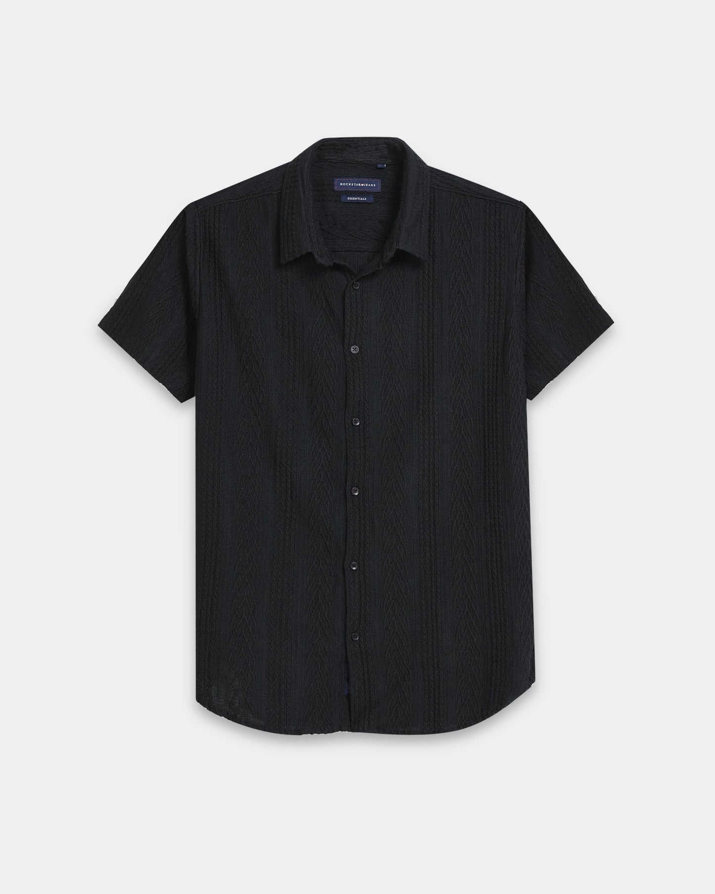 WAVE Black Knit Shirt