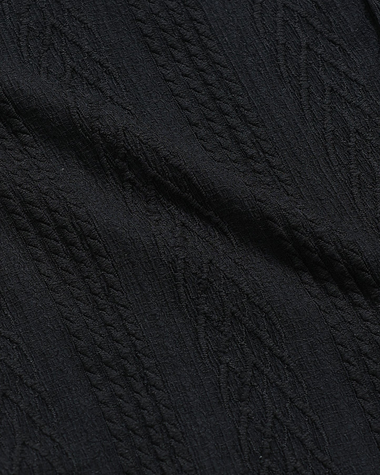 WAVE Black Knit Shirt