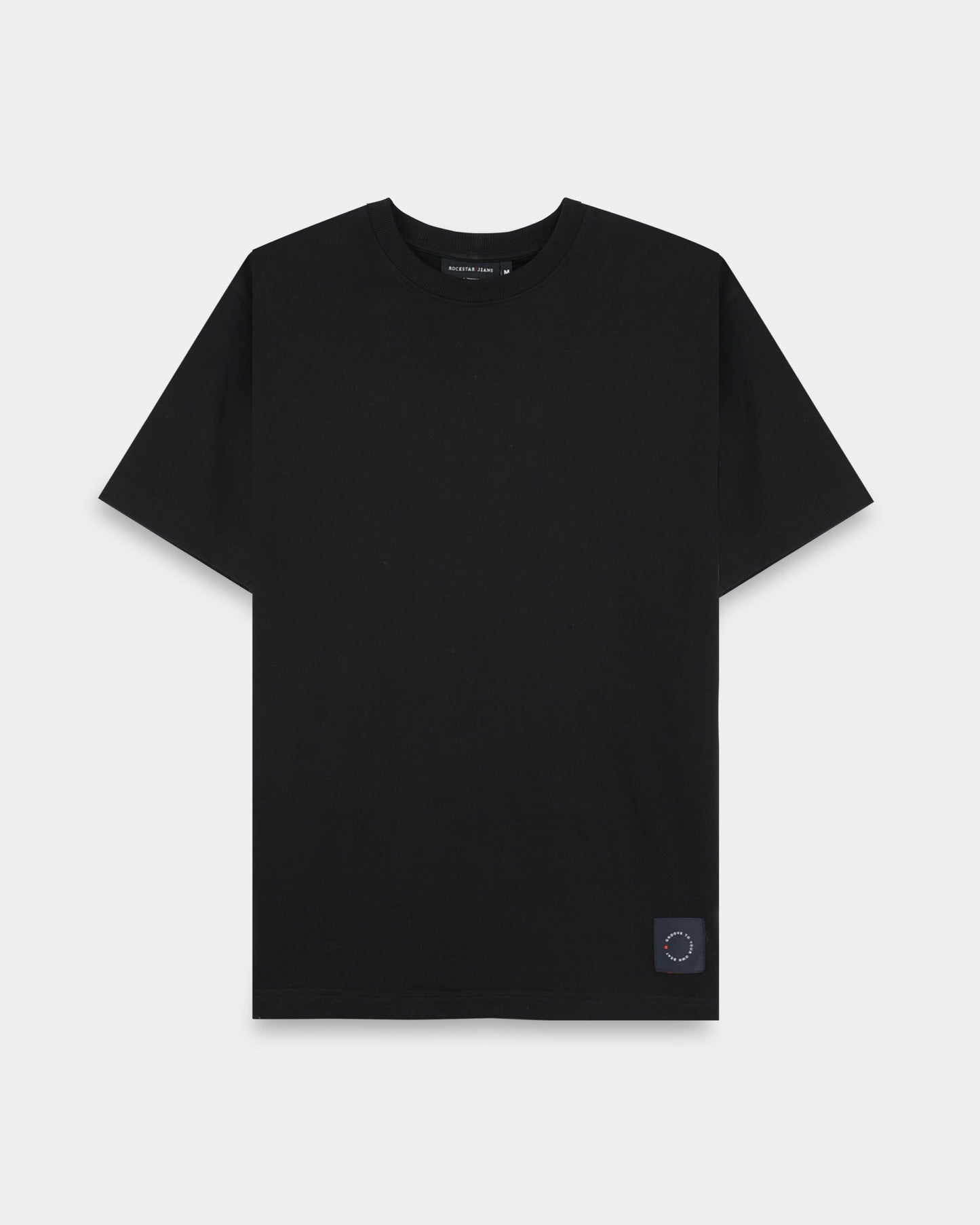 THE GROOVE Black Basic Tee - Oversized Fit