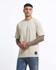 THE GROOVE Light Grey Basic Tee - Oversized Fit