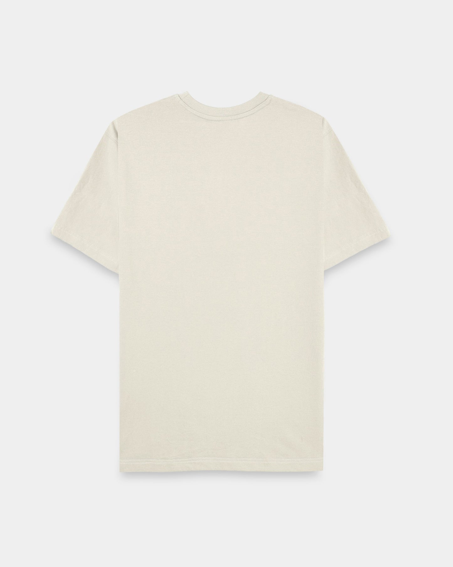 THE GROOVE Light Grey Basic Tee - Oversized Fit