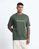 WELLNESS IN BLOOM Relaxed Fit Cotton Printed T-Shirt Woodland Green